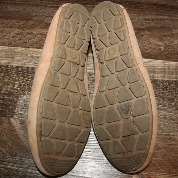 BORN Shoes Sebra Women's Leather Comfort Driving Flat Shoes Sz 10 Mules - Picture 9 of 11